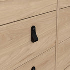Audrey 160cm Wide 8 Drawer Chest of Drawer-Jackson Hickory Oak - FurniComp