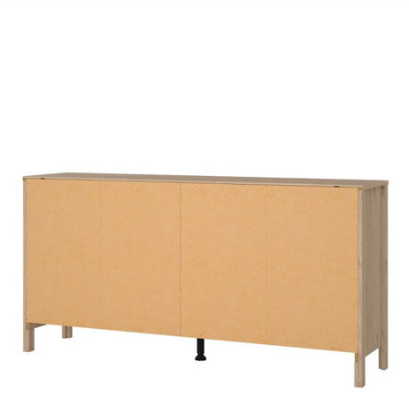 Audrey 160cm Wide 8 Drawer Chest of Drawer-Jackson Hickory Oak - FurniComp