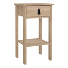 Audrey 1 Drawer Bedside Table-Jackson Hickory Oak - FurniComp