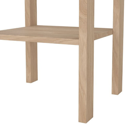 Audrey 1 Drawer Bedside Table-Jackson Hickory Oak - FurniComp