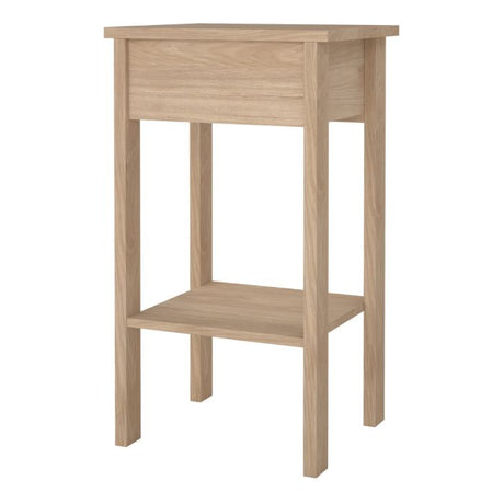 Audrey 1 Drawer Bedside Table-Jackson Hickory Oak - FurniComp