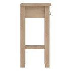 Audrey 1 Drawer Bedside Table-Jackson Hickory Oak - FurniComp