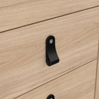 Audrey 2 Drawer Bedside Table-Jackson Hickory Oak - FurniComp