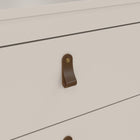 Audrey 80cm 3 Drawer Chest of Drawers - Cashmere - FurniComp