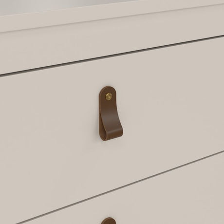 Audrey 80cm 3 Drawer Chest of Drawers - Cashmere - FurniComp