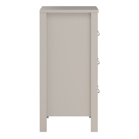 Audrey 80cm 3 Drawer Chest of Drawers - Cashmere - FurniComp