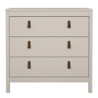 Audrey 80cm 3 Drawer Chest of Drawers - Cashmere - FurniComp