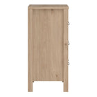Audrey 80cm 3 Drawer Chest of Drawers - Jackson Hickory Oak - FurniComp
