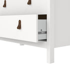 Audrey 80cm 3 Drawer Chest of Drawers - White - FurniComp