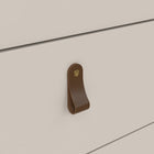 Audrey 80cm 5 Drawer Chest of Drawer-Cashmere - FurniComp