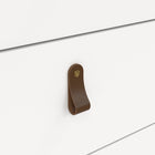 Audrey 80cm 5 Drawer Chest of Drawer-White - FurniComp