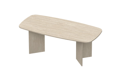 Aurora 6-8 Seater 200cm Dining Table- Travertine Stone - FurniComp