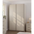 Axel 2 Door 120cm Cashmere Sliding Door Wardrobe - FurniComp