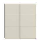 Axel 2 Door 180cm Cashmere Sliding Door Wardrobe - FurniComp