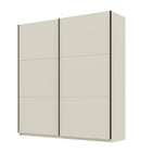 Axel 2 Door 180cm Cashmere Sliding Door Wardrobe - FurniComp