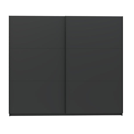 Axel 2 Door 230cm Anthracite Sliding Door Wardrobe - FurniComp