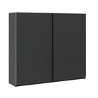 Axel 2 Door 230cm Anthracite Sliding Door Wardrobe - FurniComp