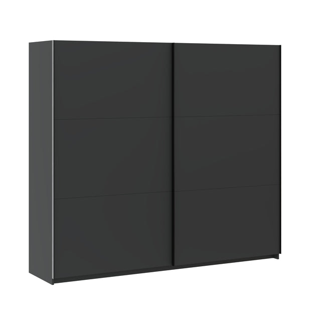 Axel 2 Door 230cm Anthracite Sliding Door Wardrobe - FurniComp