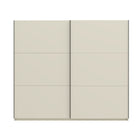 Axel 2 Door 230cm Cashmere Sliding Door Wardrobe - FurniComp
