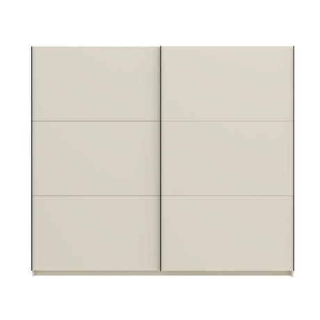 Axel 2 Door 230cm Cashmere Sliding Door Wardrobe - FurniComp