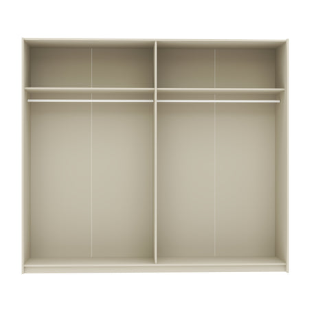 Axel 2 Door 230cm Cashmere Sliding Door Wardrobe - FurniComp