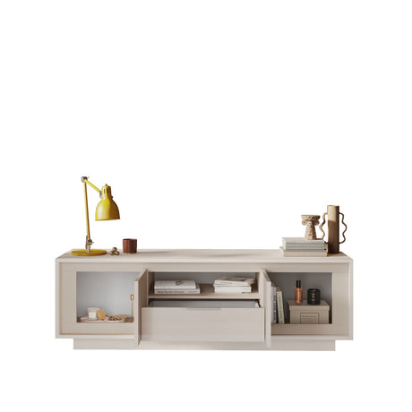 Berlin 2 Door 1 Drawer 180cm Cashmere TV Stand - FurniComp