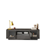 Berlin 2 Door 1 Drawer 180cm Grey TV Stand - FurniComp