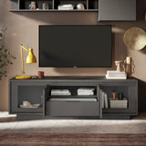 Berlin 2 Door 1 Drawer 180cm Grey TV Stand - FurniComp