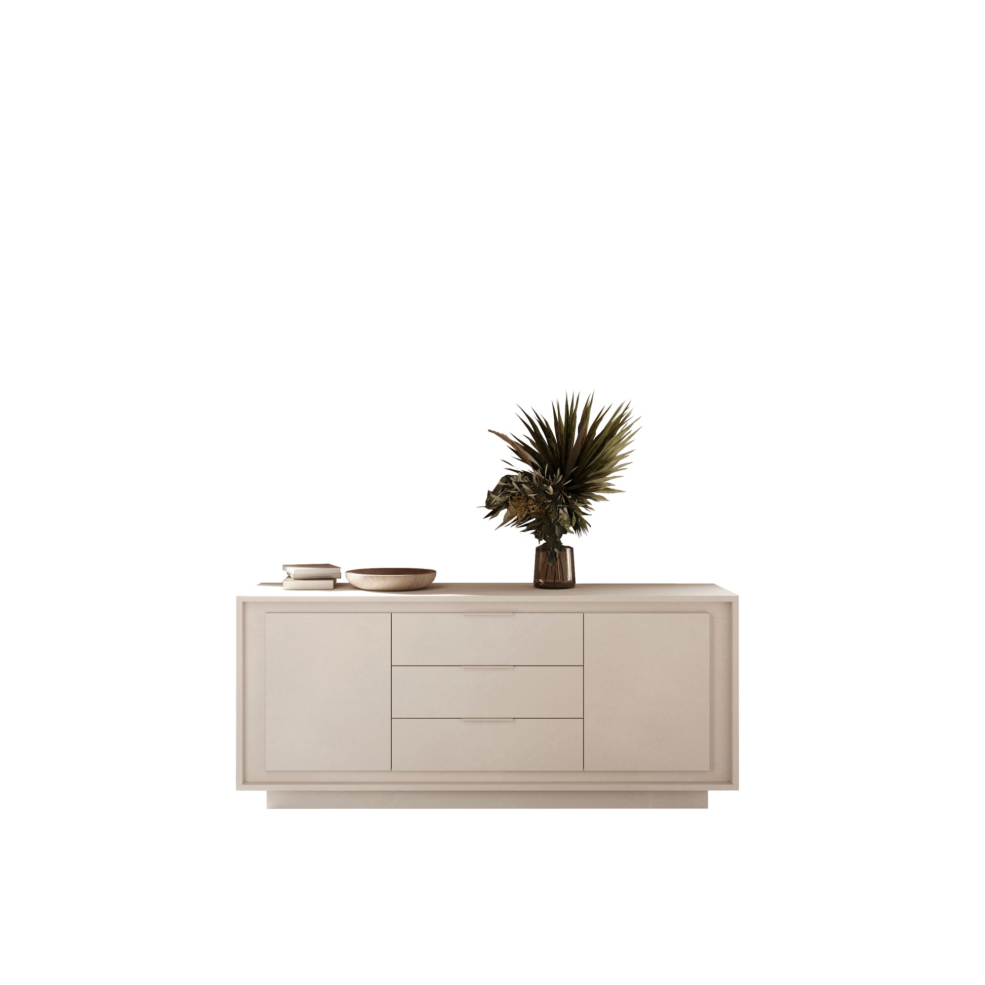 Berlin 2 Door 3 Drawer 180cm Cashmere Sideboard - FurniComp