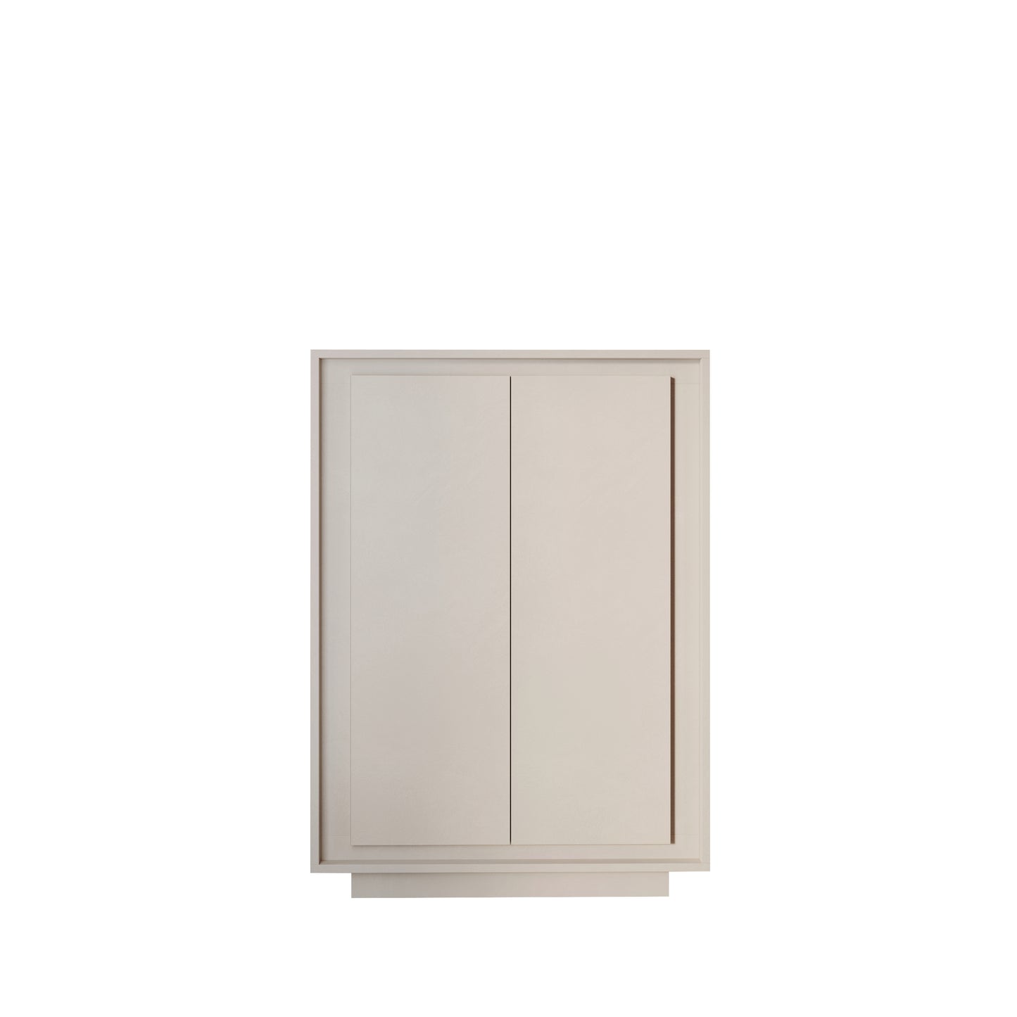 Berlin 2 Door 106cm Cashmere Highboard/Tall Sideboard - FurniComp