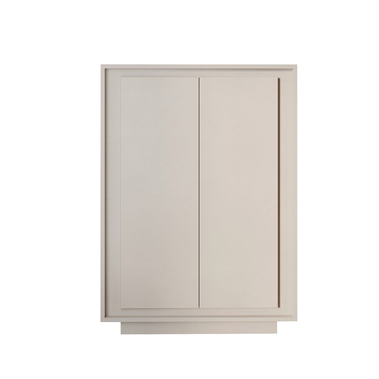 Berlin 2 Door 106cm Cashmere Highboard/Tall Sideboard - FurniComp