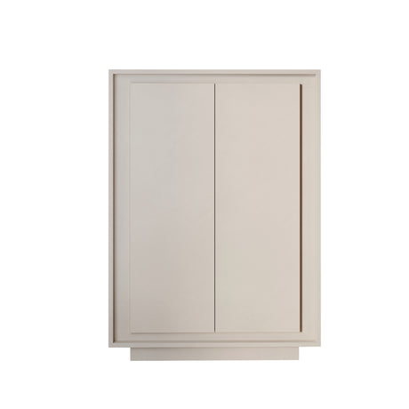 Berlin 2 Door 106cm Cashmere Highboard/Tall Sideboard - FurniComp