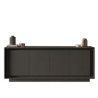 Berlin 4 Door 207cm Grey Sideboard - FurniComp