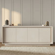 Berlin 4 Door 207cm Cashmere Sideboard - FurniComp