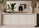 Berlin 4 Door 207cm Cashmere Sideboard - FurniComp