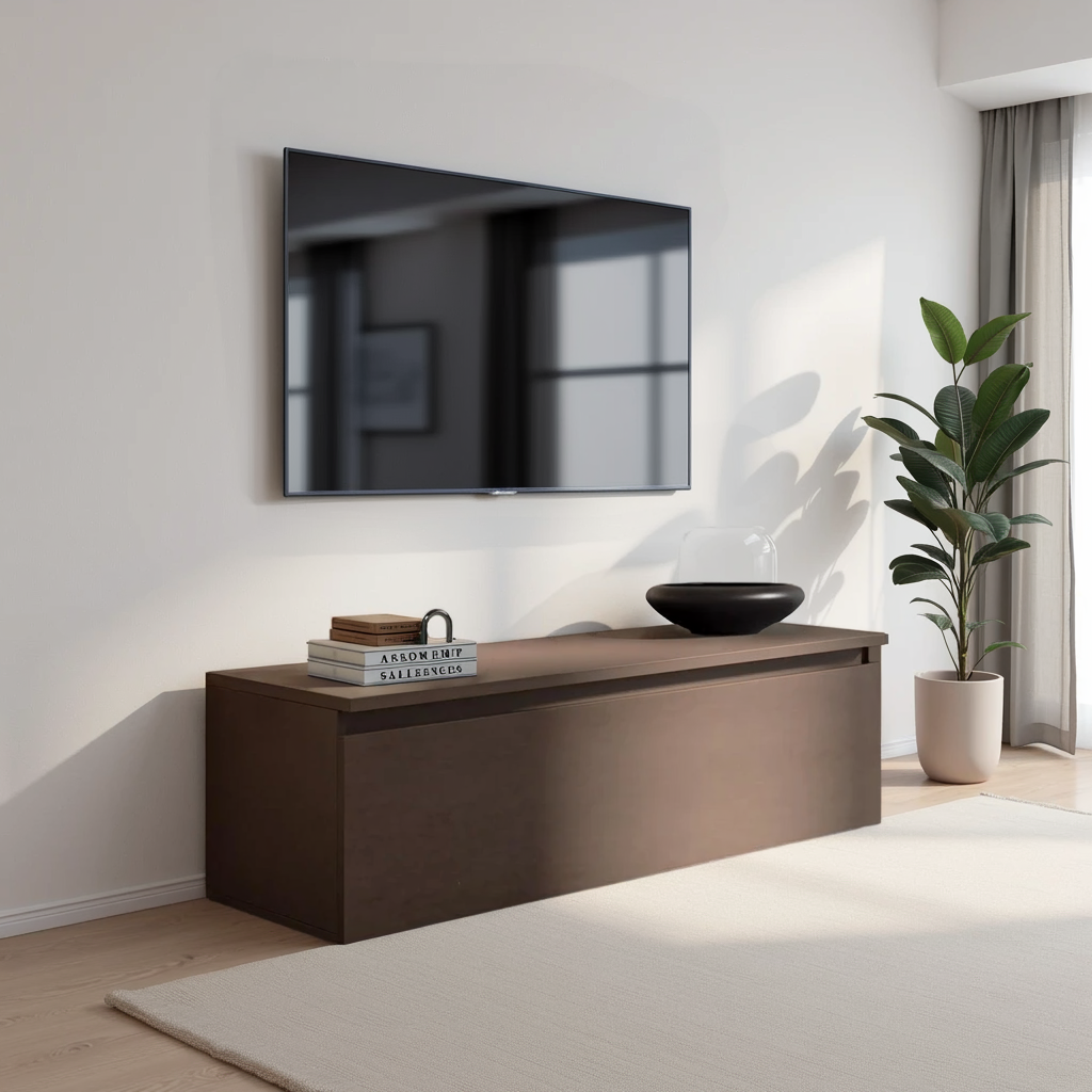 Combo 138cm 1 Drawer TV Unit - Bronze COM-01-07 - FurniComp