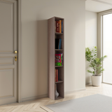 Combo 28cm Tall Narrow Bookcase - Bronze COM-45-07 - FurniComp