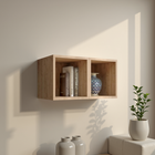 Combo 28cm Floating Wall Cube Set of 2 - Cadiz Oak - FurniComp
