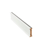 Cancun 2 Door 100cm White Gloss and Anthracite Highboard/Tall Sideboard - FurniComp