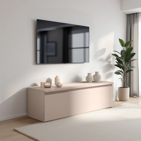 Combo 138cm 1 Drawer TV Unit - Cashmere - FurniComp