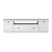 Cheshire 2 Door 1 Drawer Large White Country Style TV Stand - FurniComp