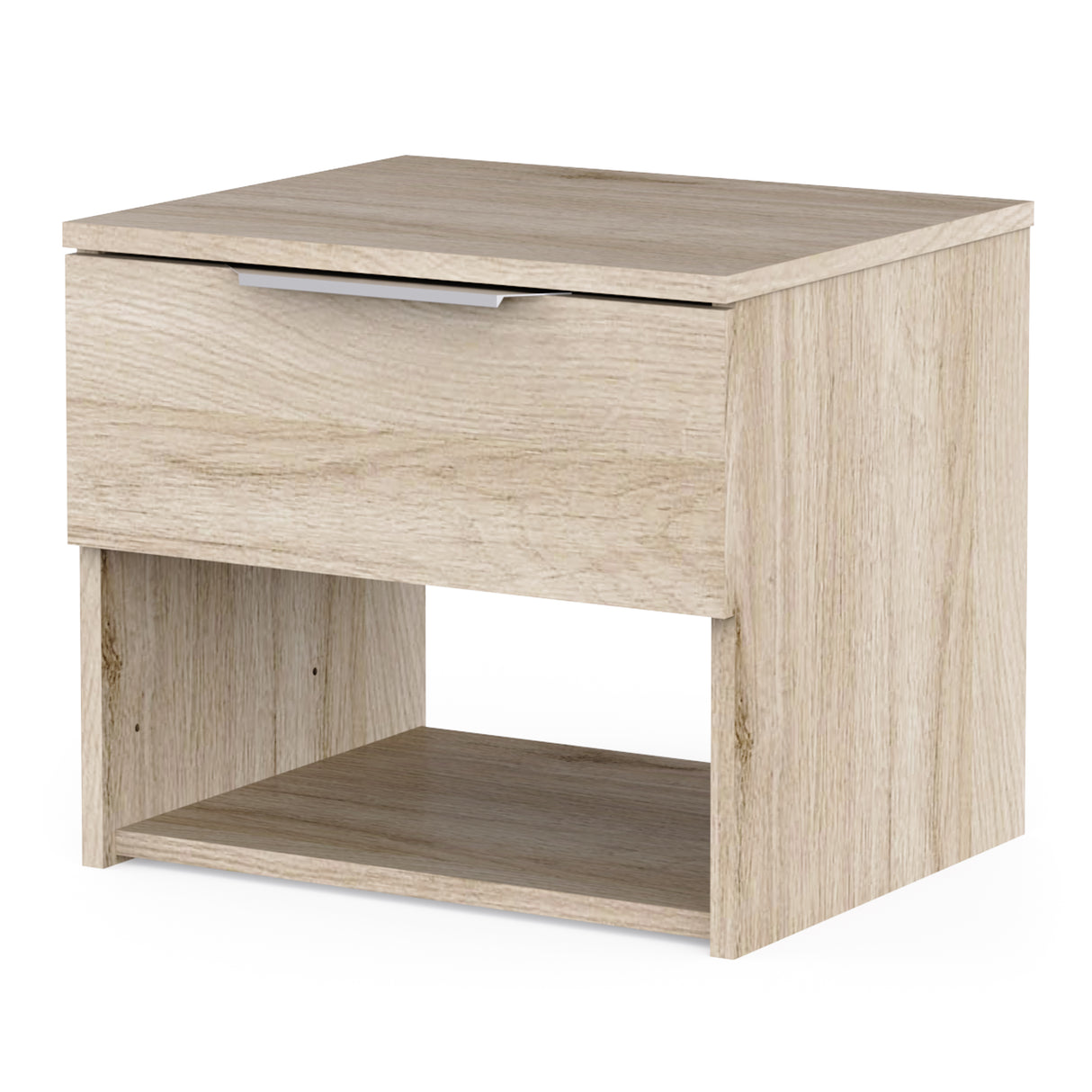 Chicago 1 Drawer Bedside Table - Kronberg Oak - FurniComp