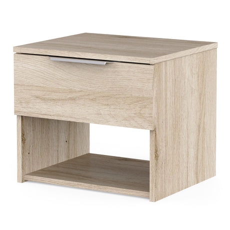 Chicago 1 Drawer Bedside Table - Kronberg Oak - FurniComp