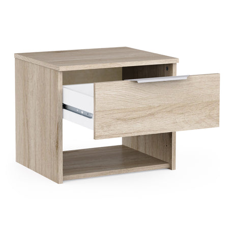 Chicago 1 Drawer Bedside Table - Kronberg Oak - FurniComp