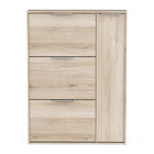 Chicago 4 Door 90cm Shoe Cabinet -Kronberg Oak - FurniComp