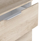 Chicago 6 Drawer 150cm Chest of Drawers - Kronberg Oak - FurniComp