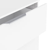 Chicago 6 Drawer 150cm Large Chest of Drawers - Matt White - FurniComp