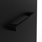 Cole Kitchen Pantry Storage Trolley - Kronberg Oak & Black - FurniComp