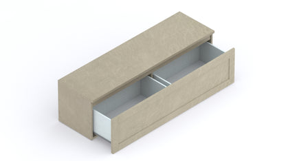 Combo 138cm 1 Drawer Framed TV Unit - Stone COM-01T-02 - FurniComp