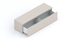 Combo Media Wall Entertainment Unit - Cadiz Oak, Cashmere & Travertine Stone - FurniComp
